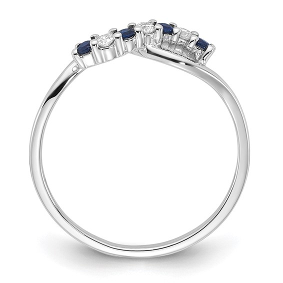 10kw Sapphire and Diamond Ring