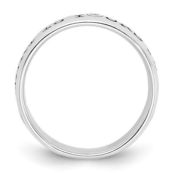 Sterling Silver Diamond Ring