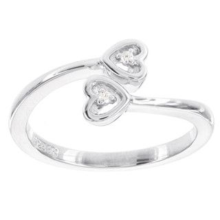 Sterling Silver Diamond Ring