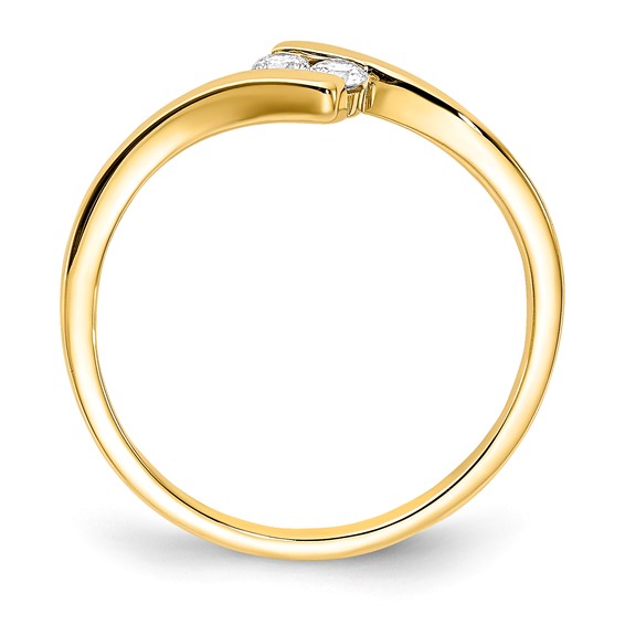 10k Yellow Gold Diamond Ring