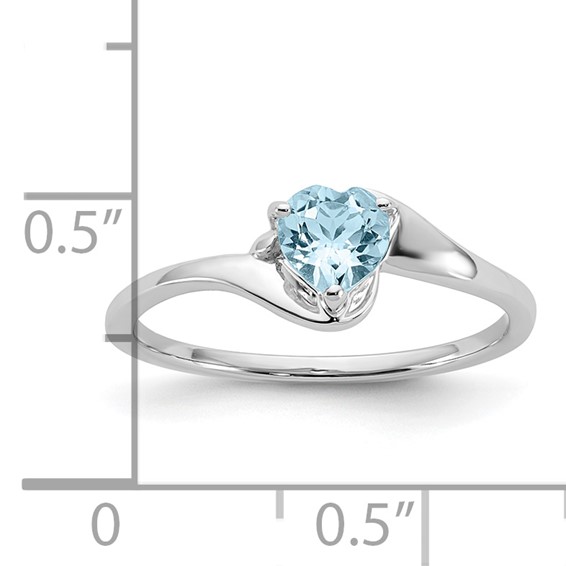 10kw Aquamarine Ring