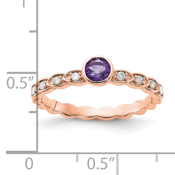 SS RP Semi Mount Ring Holds 1- 4MM RD