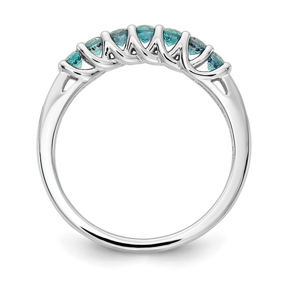 SS Cr. Alexandrite and Diamond 7 - 2.5MM RD, 2 - 200' RD - Stone:A Mel:S45