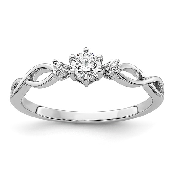 10ky Diamond Complete Promise Ring