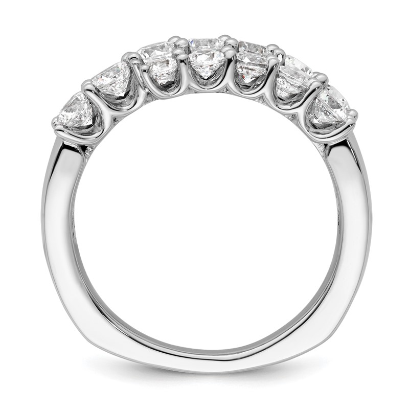 14K White Gold Lab Grown Diamond VS/SI+ G+ Triple Band
