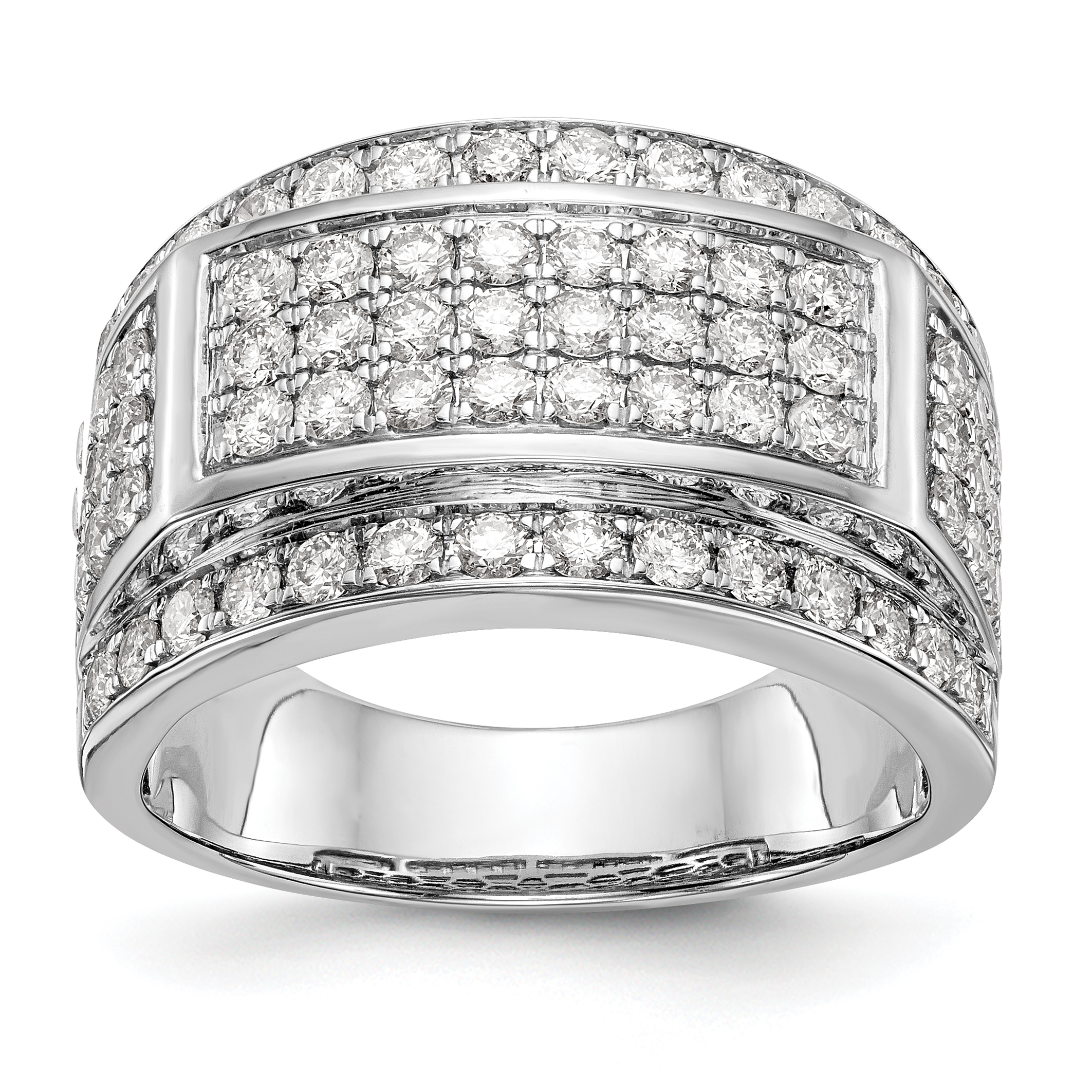True Origin 14k White Gold 2 carat Lab Grown Diamond VS DEF Ring (RM10306-206-WLD)