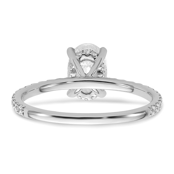 Lab Grown Diamond Flair Oval Engagement Rings
