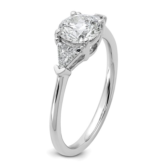 Gold Diamond 3-Stone Engagement Ring