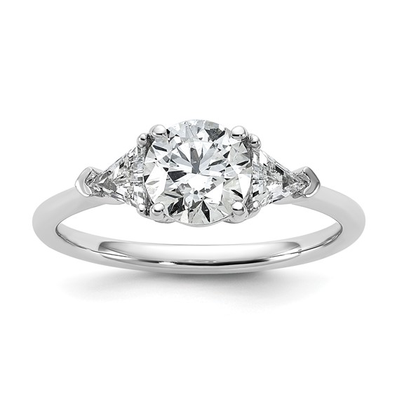 Gold Diamond 3-Stone Engagement Ring