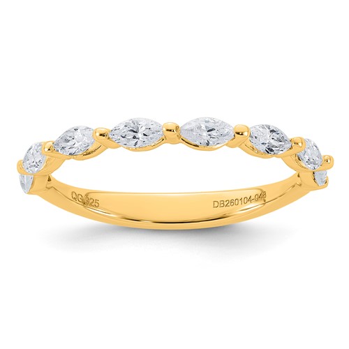 True Origin 14K Yellow Gold 0.50 Ct Lab Grown Diamond VS+ F+ Complete Wedding Band