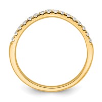 True Origin 14K Yellow Gold 0.50 Carat Lab Grown Diamond VS+ F+ Set of Two Complete Wedding Bands view 2