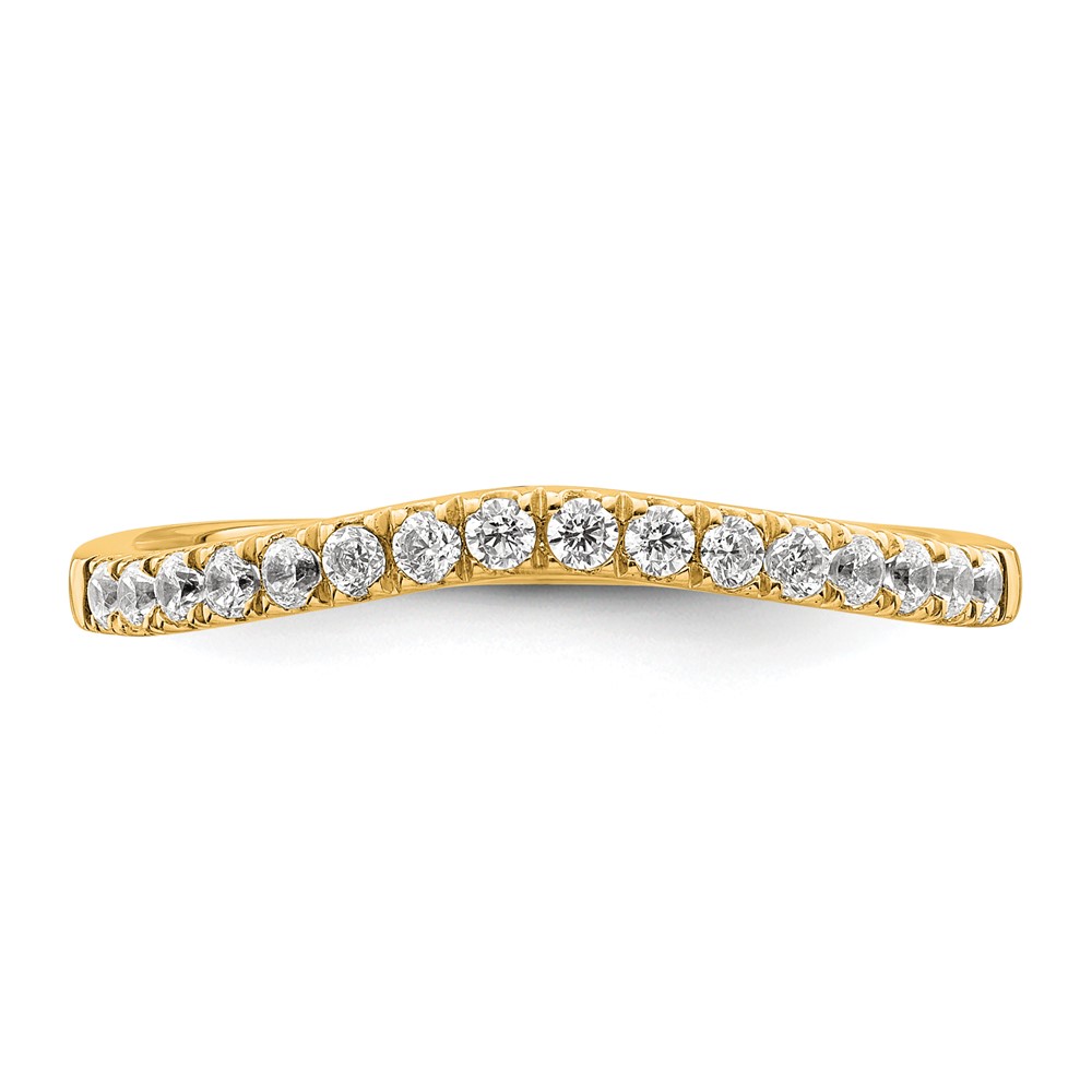 True Origin 14k 1/2 carat Lab Grown Diamond VS DEF Set of Two Wedding Bands (RM11004B-048-LD)