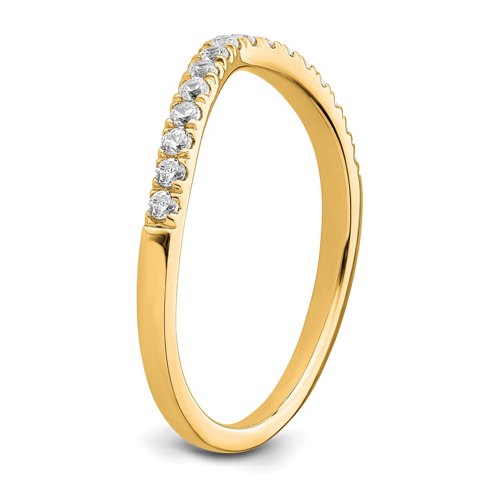 True Origin 14k 1/2 carat Lab Grown Diamond VS DEF Set of Two Wedding Bands (RM11004B-048-LD)