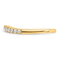 True Origin 14K Yellow Gold 0.50 Carat Lab Grown Diamond VS+ F+ Set of Two Complete Wedding Bands view 3