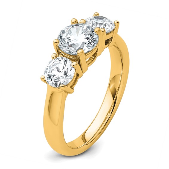 True Origin Lab Grown Diamond 3-Stone Rings