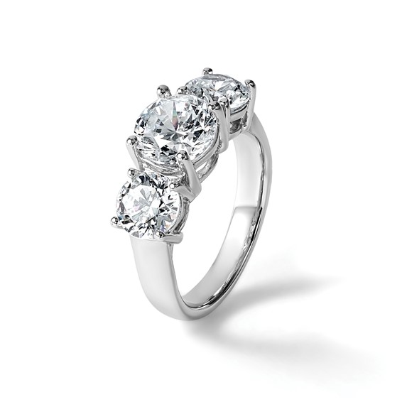 True Origin Lab Grown Diamond 3-Stone Rings