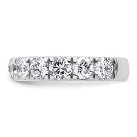 True Origin 14K White Gold 3 Carat Lab Grown Diamond VS+ F+ Complete Round Eleven Stone Ring view 3