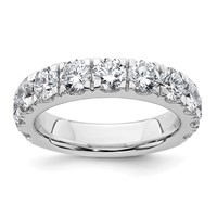 True Origin 14K White Gold 3 Carat Lab Grown Diamond VS+ F+ Complete Round Eleven Stone Ring view 1