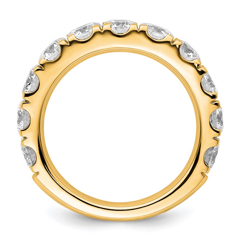 True Origin 14k 3 carat Lab Grown Diamond VS D E F Complete Eleven Stone Ring