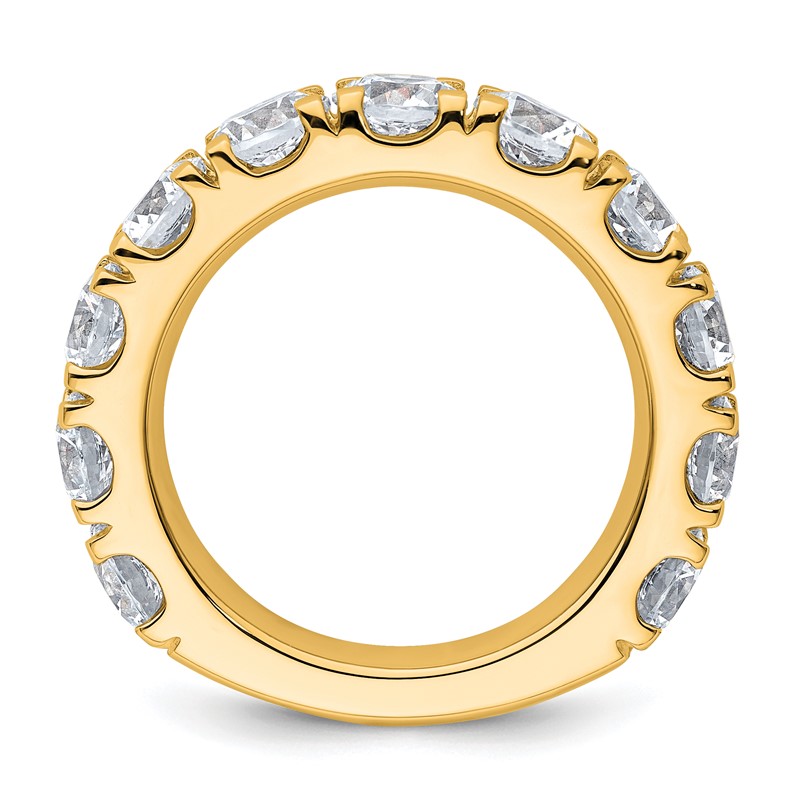 True Origin 14k 5 carat Lab Grown Diamond VS D E F Complete Eleven Stone Ring