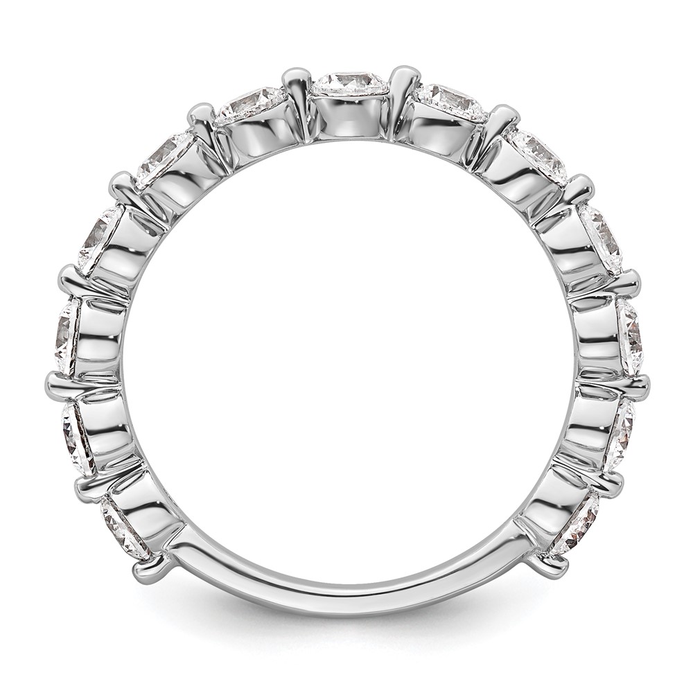 True Origin 14k White Gold 1 1/2 carat Lab Grown Diamond VS D E F Complete Thirteen Stone Ring (RM11020B-150-WLD)