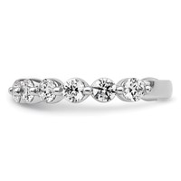 True Origin 14K White Gold 1.50 Carat Lab Grown Diamond VS+ F+ Complete Round Thirteen Stone Ring view 3