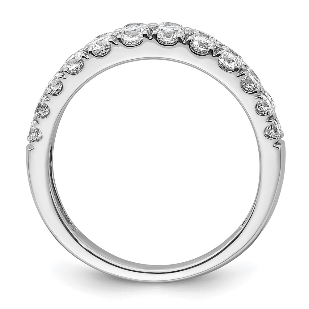 True Origin 14k White Gold 1 1/4 carat Lab Grown Diamond VS DEF Double Row Band (RM11021B-125-WLD)