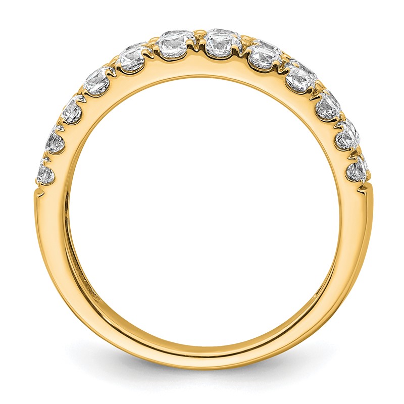 True Origin 14k 1 1/4 carat Lab Grown Diamond VS DEF Double Row Band