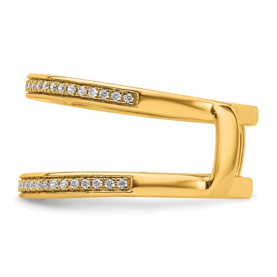 14k Complete Diamond Ring Guard