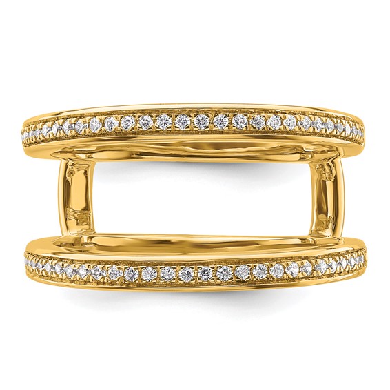 14k Complete Diamond Ring Guard