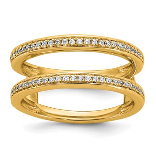 14k Complete Diamond Ring Guard