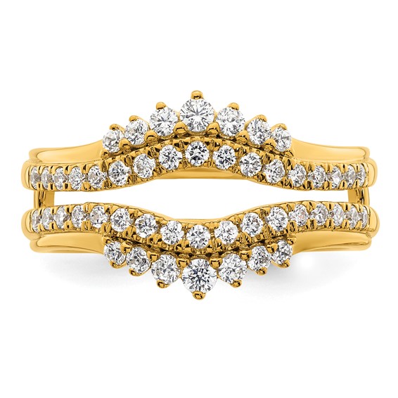14k Complete Diamond Ring Guard