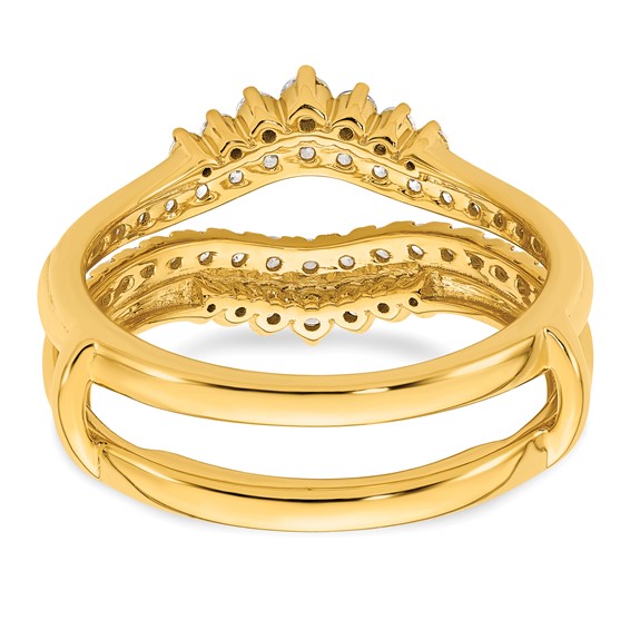 14k Complete Diamond Ring Guard