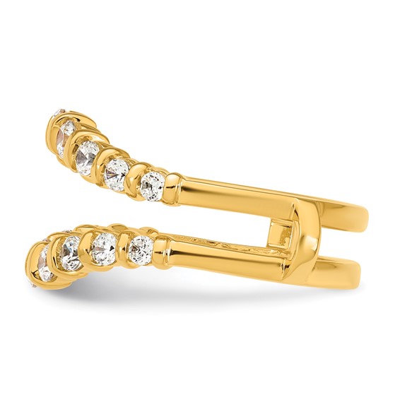 14k Complete Diamond Ring Guard