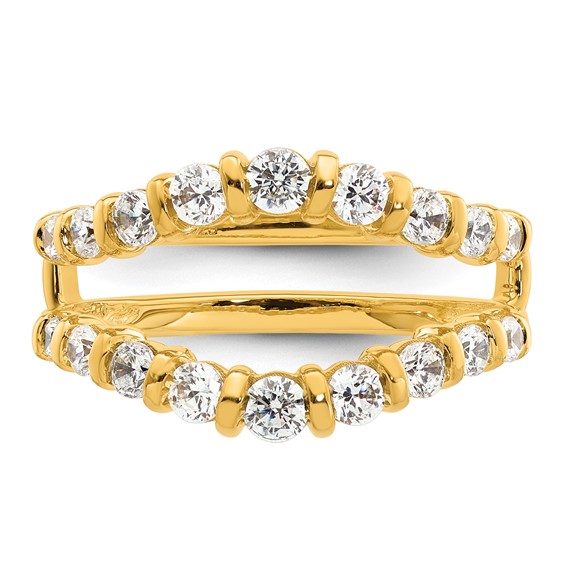 14k Complete Diamond Ring Guard