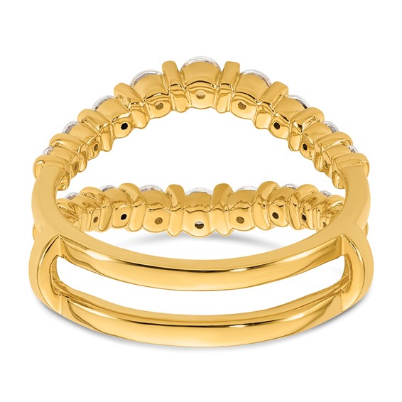 14k Complete Diamond Ring Guard
