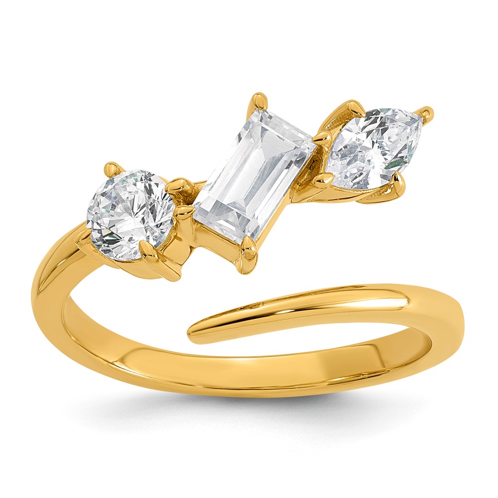 104K Yellow Gold Lab Grown VS SI+ G+ Complete Diamond Ring