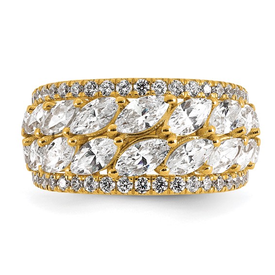 Gold Diamond Fashion Rings
