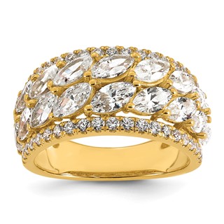 Gold Diamond Fashion Rings