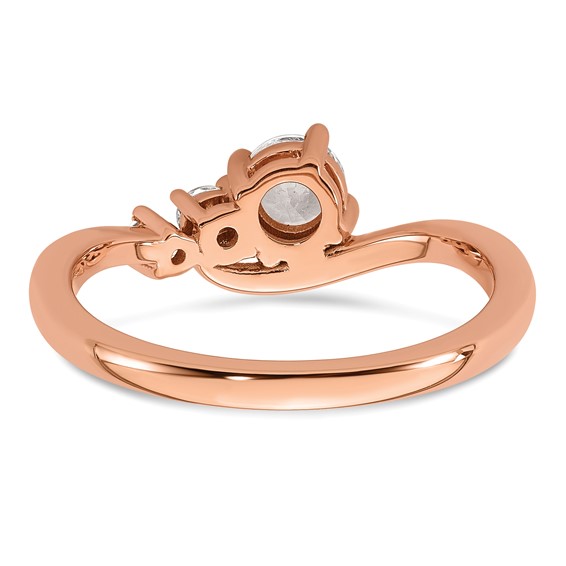 Gold Diamond 3-Stone Rings