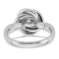 14K White Gold 2ct Cert Round Center Lab Grown Dia VS+ F+ Swirl Halo Comp Ring view 5