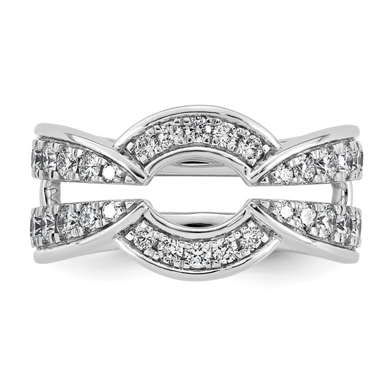 14kw 1ct Lab Grown Dia  VS+ F+ Complete Ring Guard