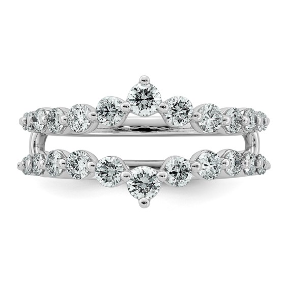 14kw 1ct Lab Grown Dia  VS+ F+ Complete Ring Guard