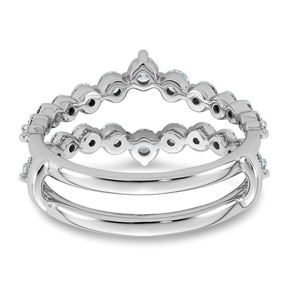 14kw 1ct Lab Grown Dia  VS+ F+ Complete Ring Guard