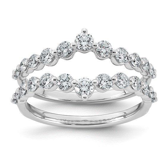 14kw 1ct Lab Grown Dia  VS+ F+ Complete Ring Guard