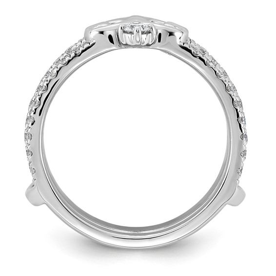 14kw 1ct Lab Grown Dia  VS+ F+ Complete Ring Guard