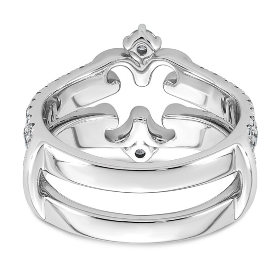 14kw 1ct Lab Grown Dia  VS+ F+ Complete Ring Guard