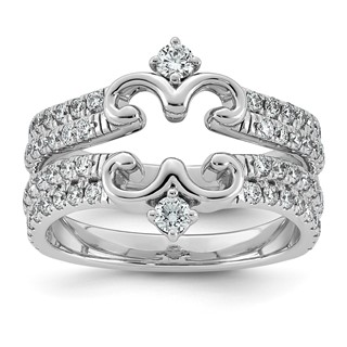 14kw 1ct Lab Grown Dia  VS+ F+ Complete Ring Guard