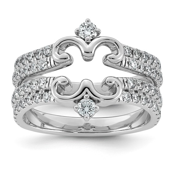 14kw 1ct Lab Grown Dia  VS+ F+ Complete Ring Guard