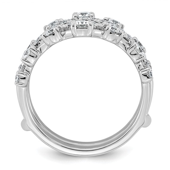 14kw 1 1/4ct Lab Grown Dia  VS+ F+ Complete Ring Guard